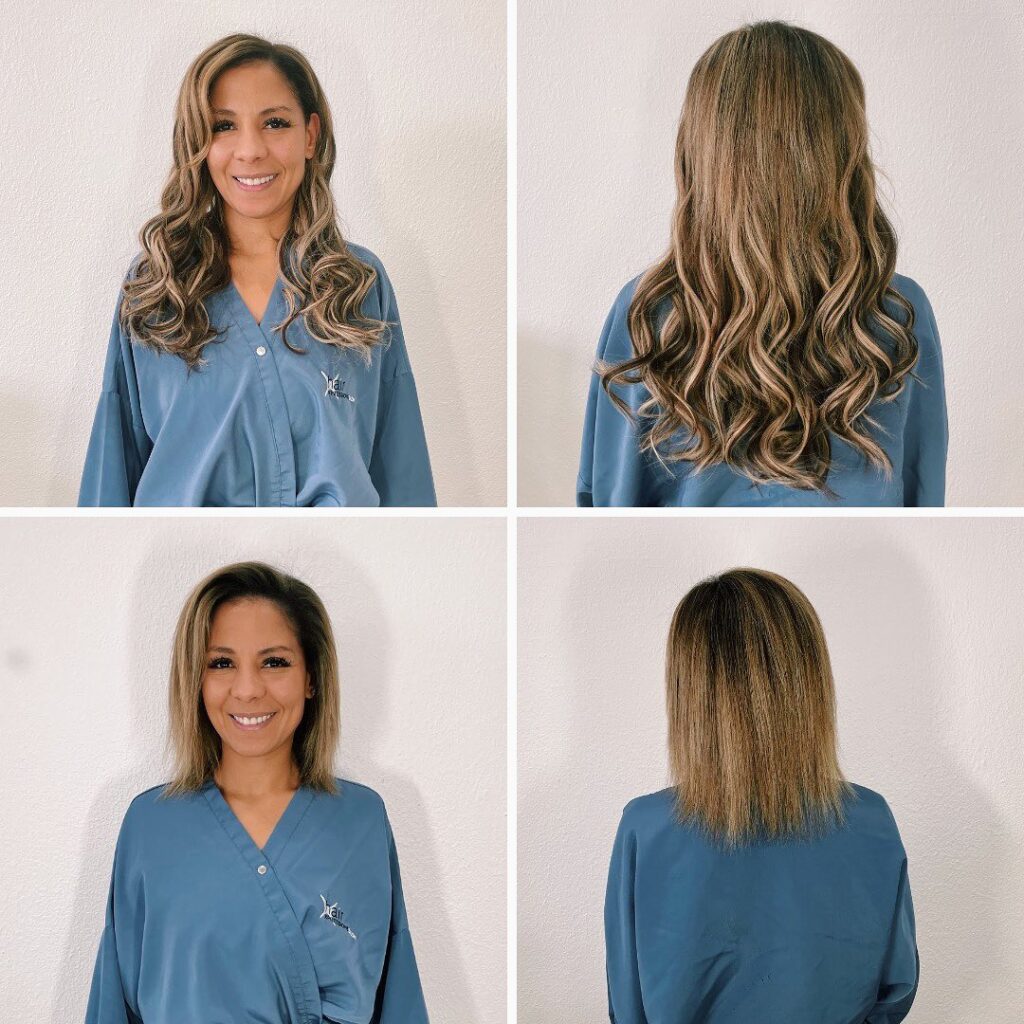 custom color for hair extensions houston